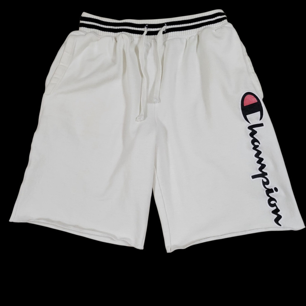 Champion Authenticwear Athletic Drawstrings Beige Shorts Size MT